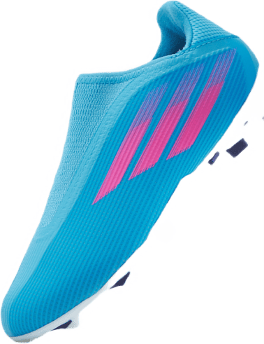 X Speedflow.3 Laceless Firm Ground Boots Sky Rush / Team Shock Pink / Cloud White - Bild 6