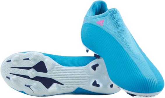 X Speedflow.3 Laceless Firm Ground Boots Sky Rush / Team Shock Pink / Cloud White - Bild 7