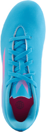 X Speedflow.4 Flexible Ground Boots Sky Rush / Team Shock Pink / Legacy Indigo - Bild 5