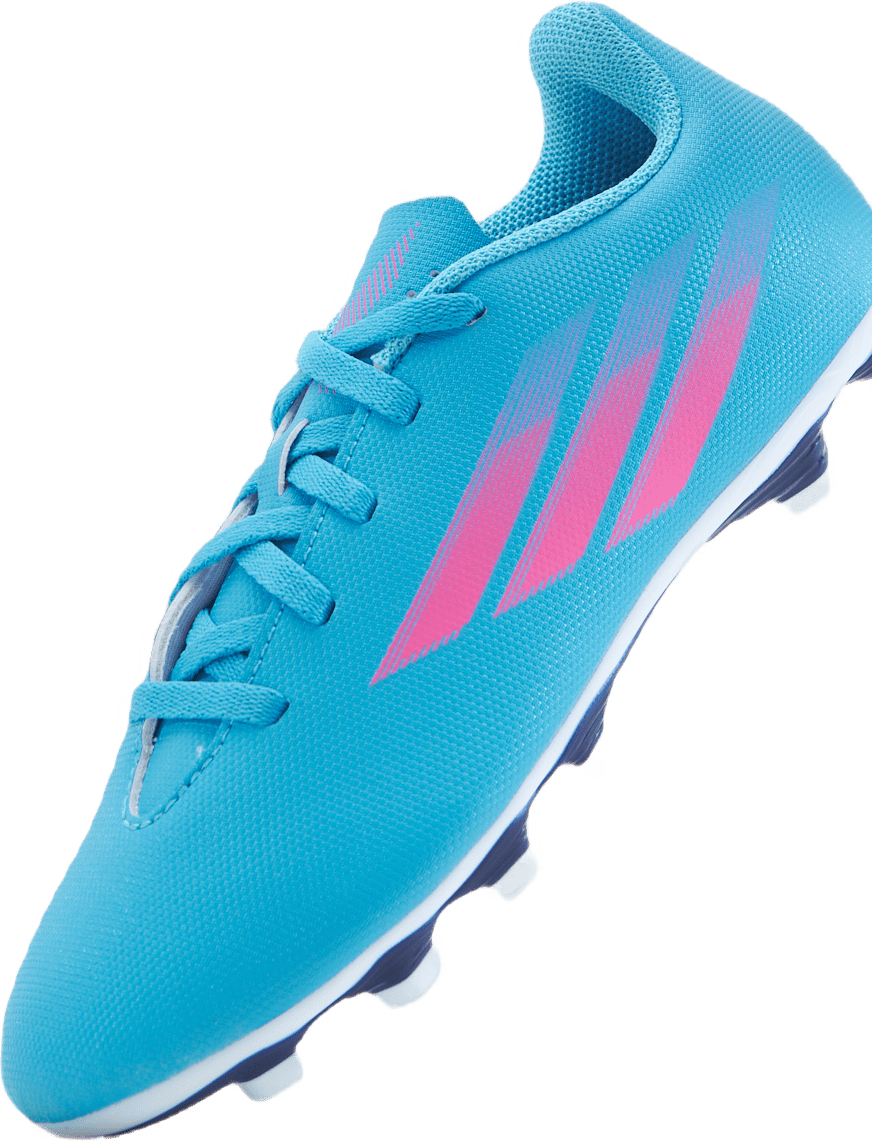 X Speedflow.4 Flexible Ground Boots Sky Rush / Team Shock Pink / Legacy Indigo - Bild 6