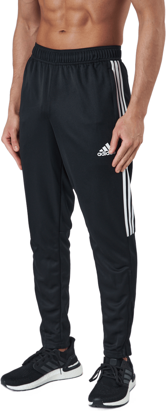 AEROREADY Sereno Slim Tapered Cut 3-Stripes Pants Black, Male, Kläder, Byxor, Fotboll, Svart, S