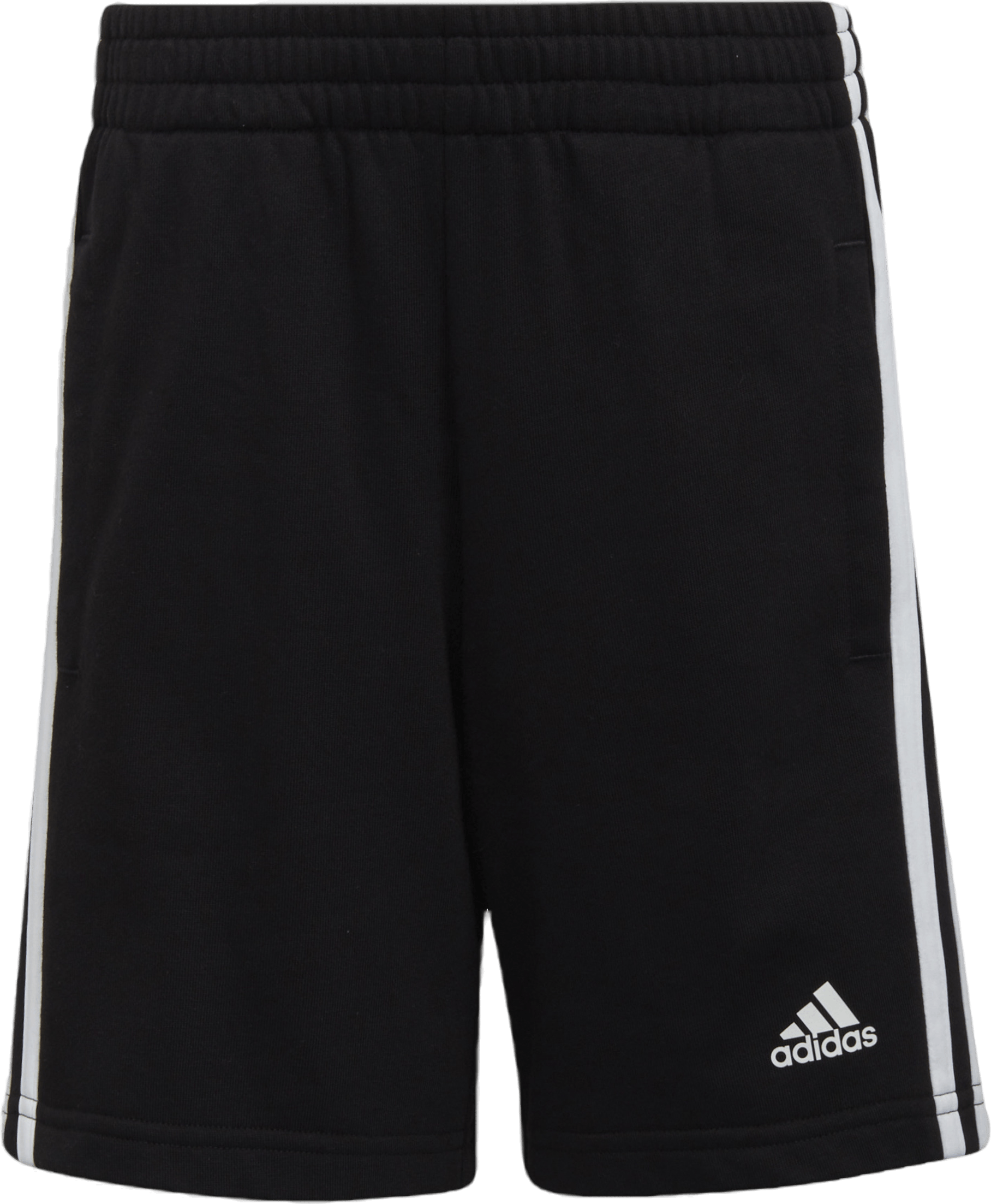 Essentials 3-Stripes Shorts Black / White, Unisex, Apparels, Shorts, Black, 104
