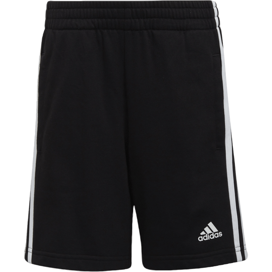 Essentials 3-Stripes Shorts Black / White