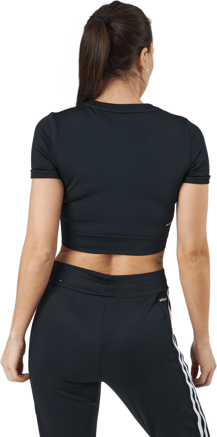 W Sml Fit T Black/white - Bild 3