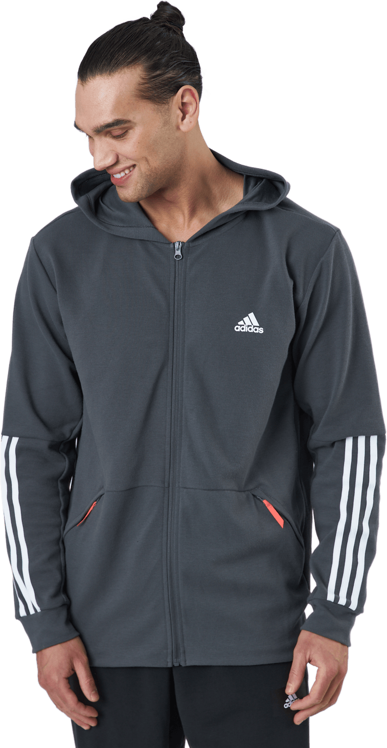 Motion Fz Hood Grey Six, Male, Odevy, Košele, Posilovať, Šedá, L