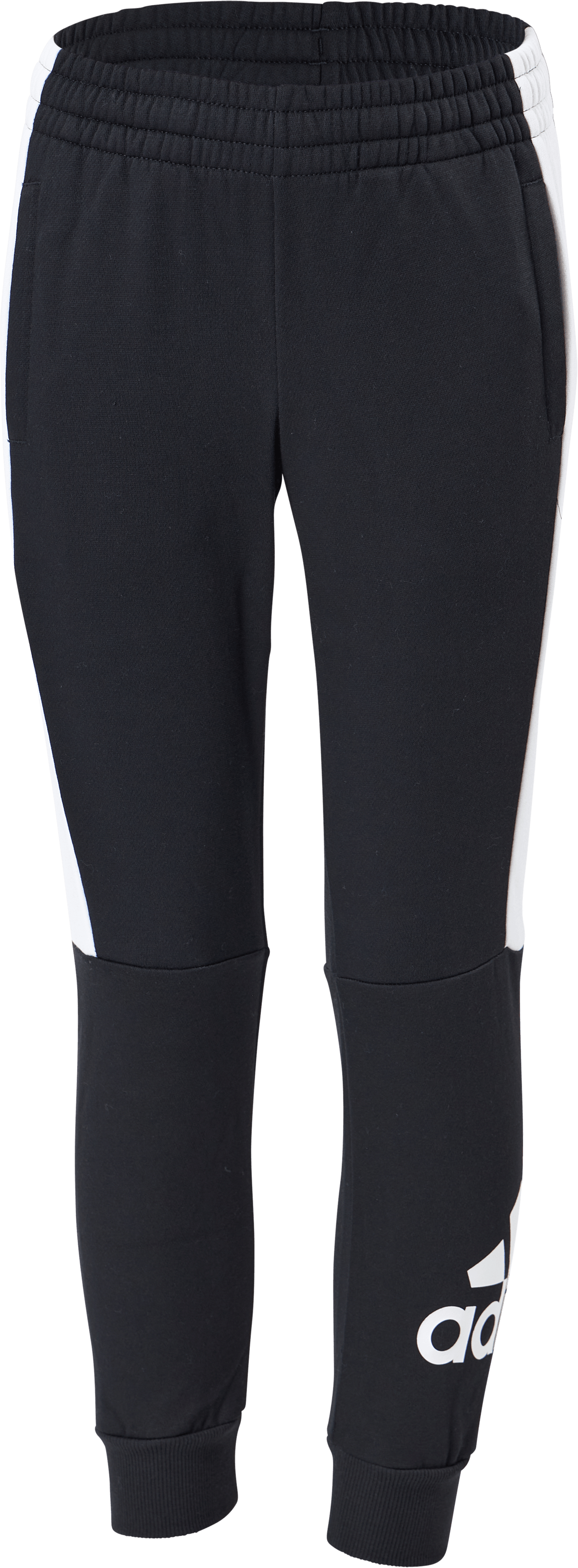 Colorblock Joggers Black, Unisex, Apparels, Pants, Black, 176