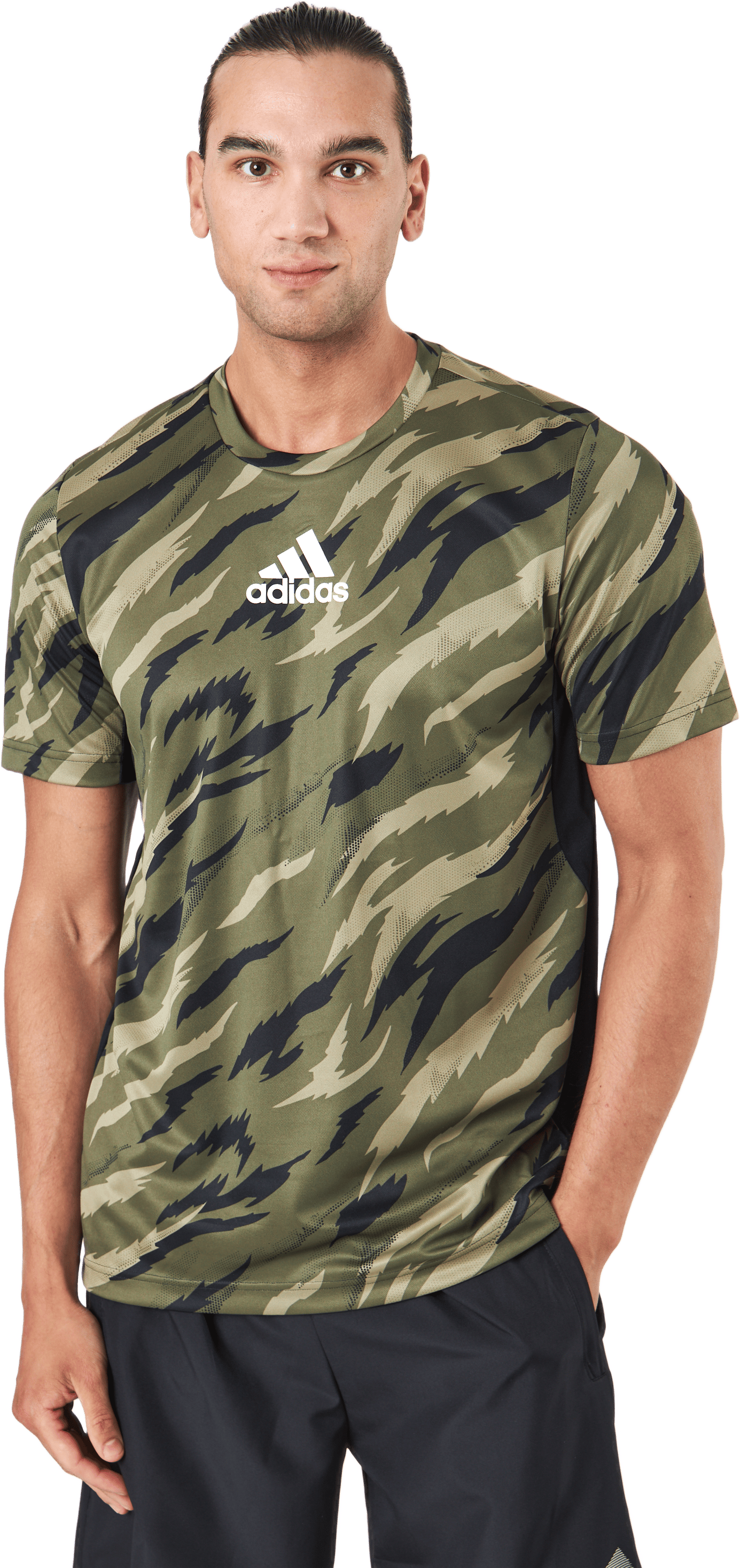 Feelstrcamo Tee Focus Olive/white