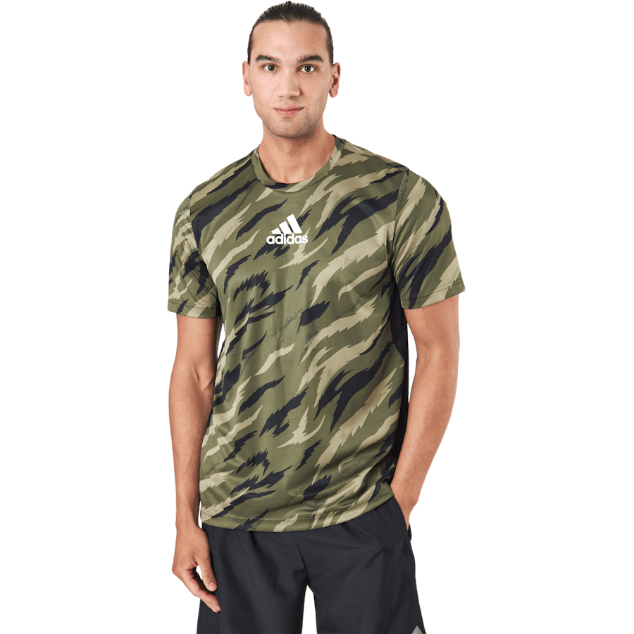 Feelstrcamo Tee Focus Olive/white