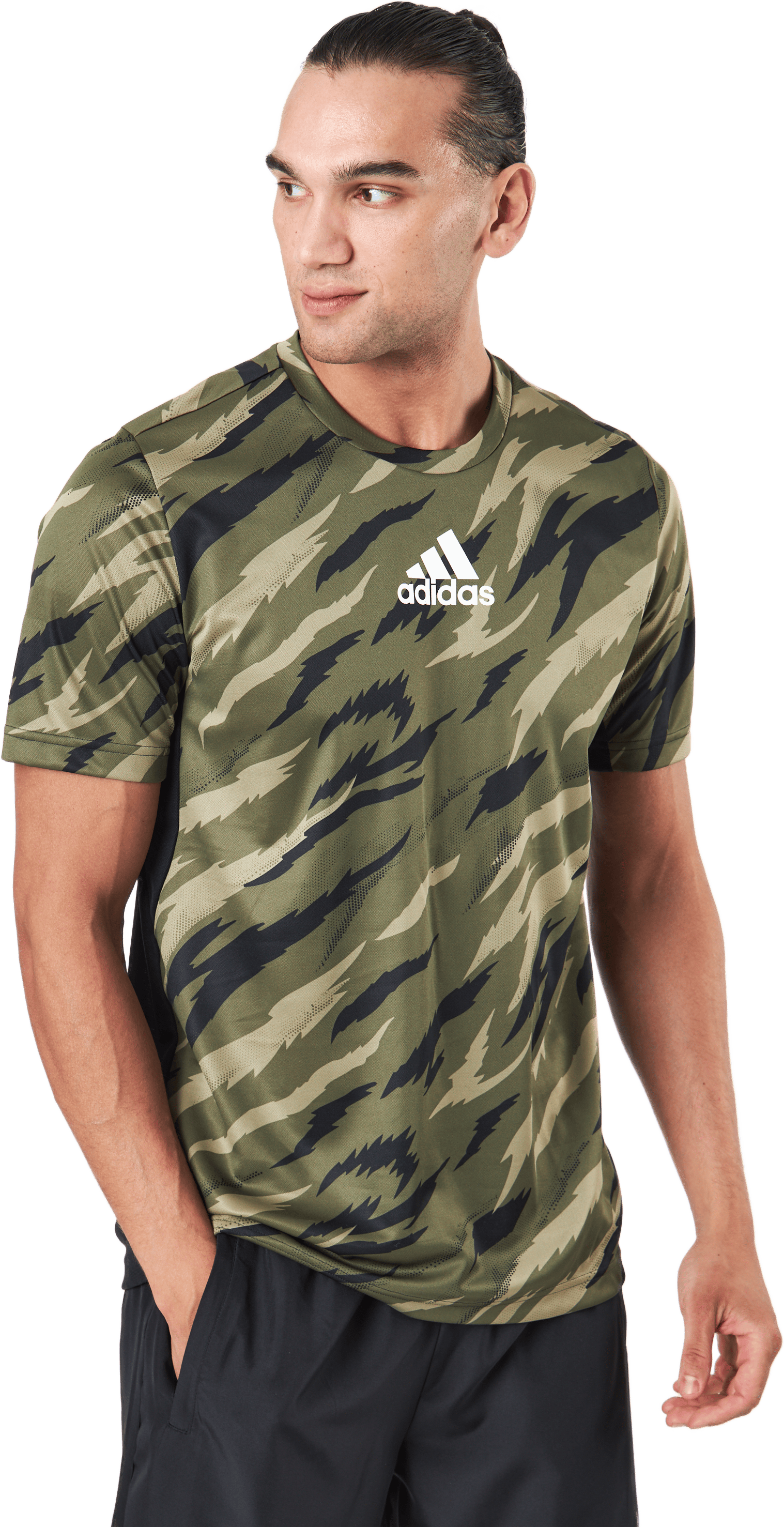 Feelstrcamo Tee Focus Olive/white - Bild 2