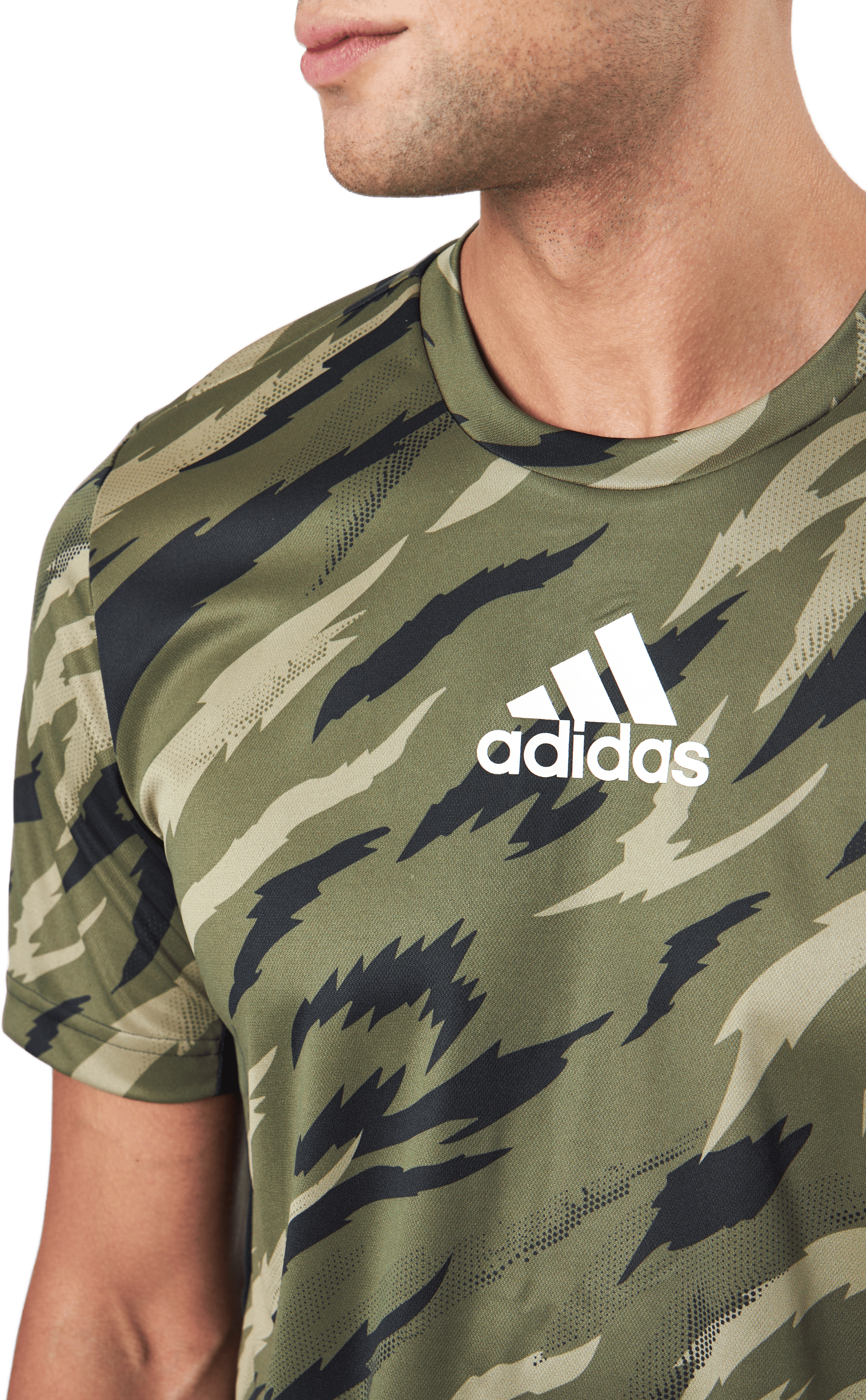 Feelstrcamo Tee Focus Olive/white - Bild 4