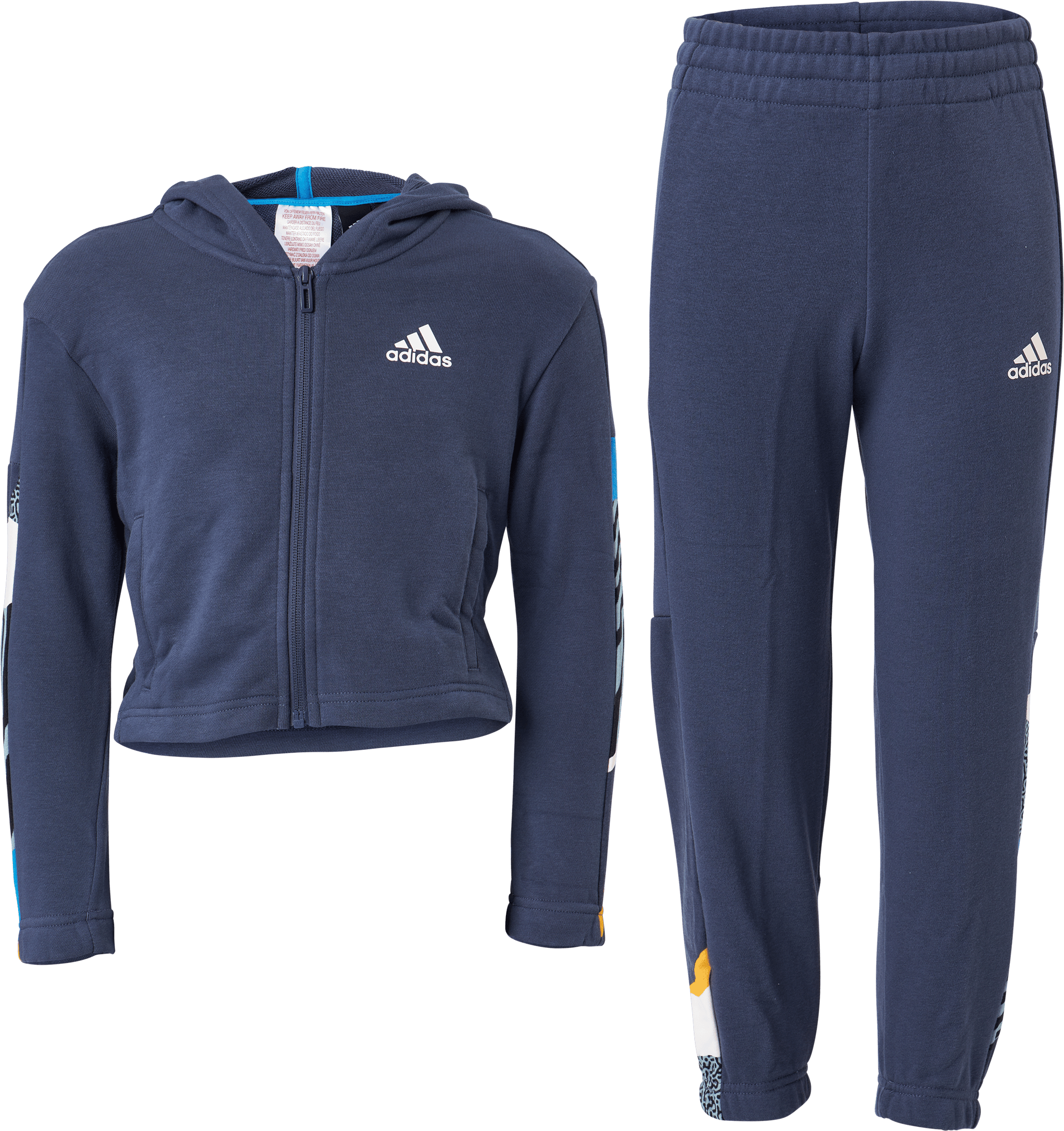 G Aop Cotton Ts Top:shadow Navy/wonder White/b, Unisex, Vêtements, Chemises, Entraînement, Bleu, 128