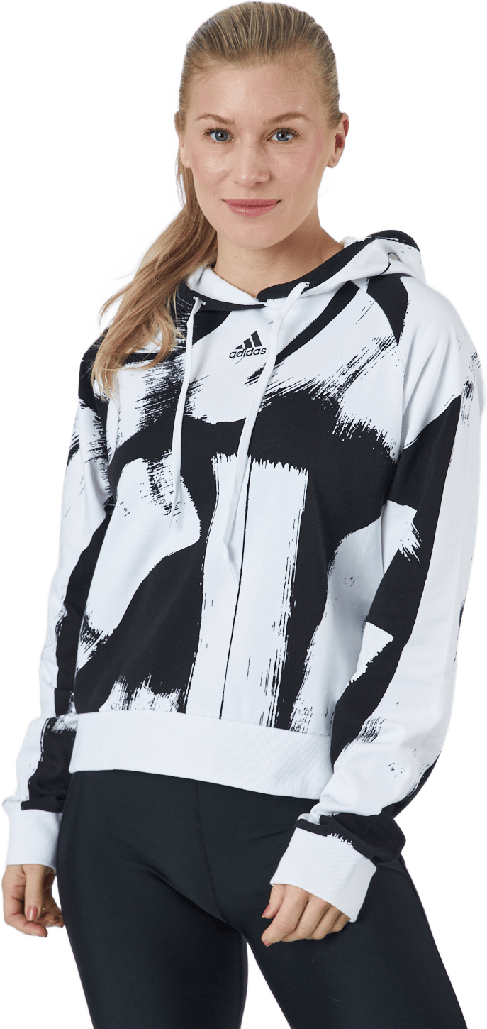 W Aop Hd Swt Black/black, Female, Apparels, jackets, Multi color, S