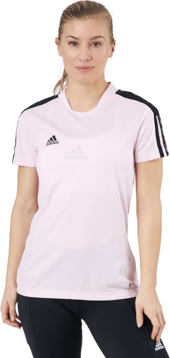 Tiro Tr Jsy Esw Clear Pink, Female, Kläder, T-shirt, Fotboll, Rosa, XS