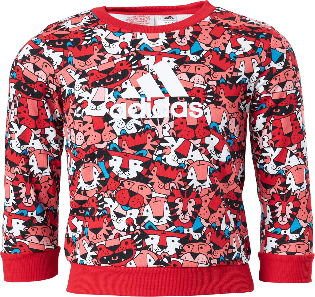 I Aop Jog Ft Glory Pink/white/semi Turbo/vi, Unisex, Abbigliamento, strati di base, Allenamento, Fantasia, 104