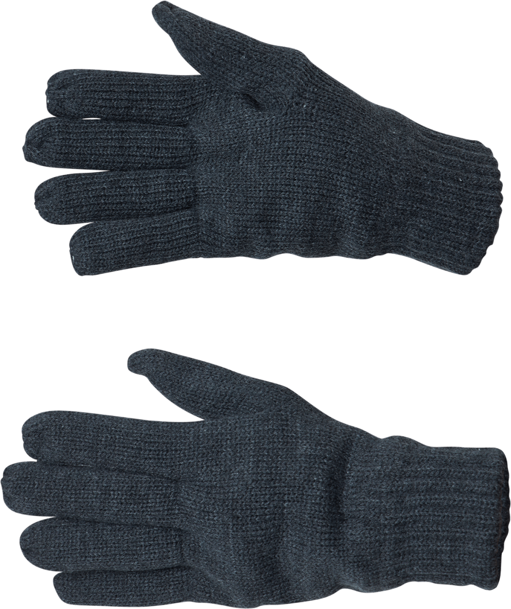 Figaro Gloves Grey Melange, Unisex, Kleding, hoeden & petten, Zwart, 9
