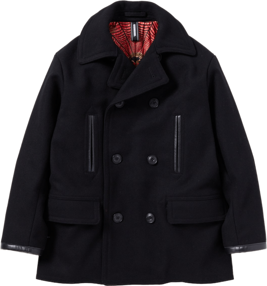 P / W-coat Black, Male, Odevy, bundy, Čierna, L