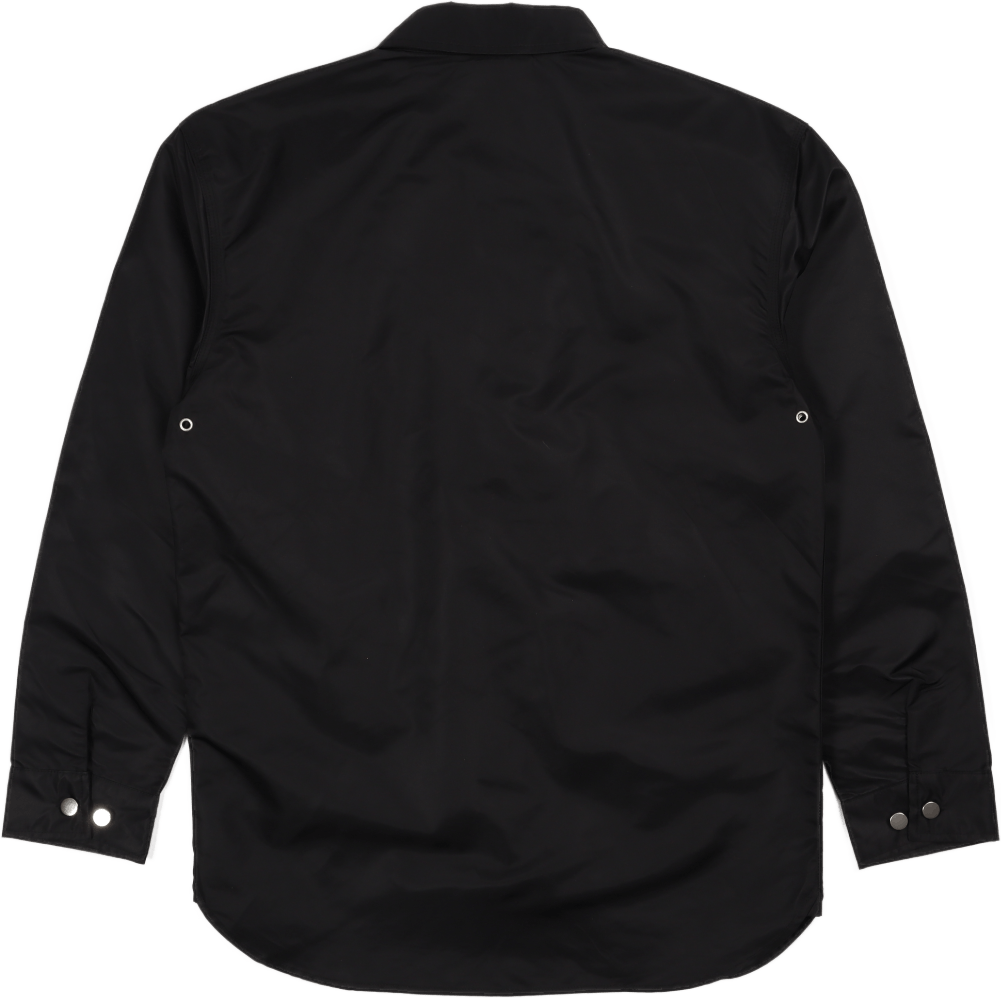 Army Shirt Zip Black