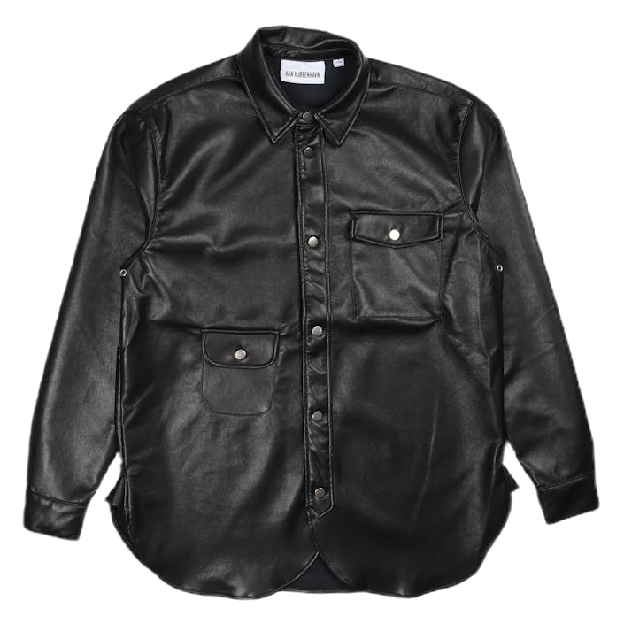 Army Shirt Black, Male, Kleding, Overhemden, Zwart, L