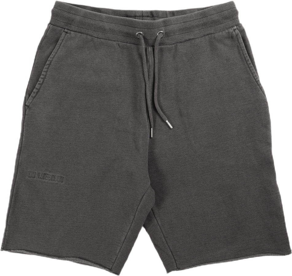 dark grey fleece shorts