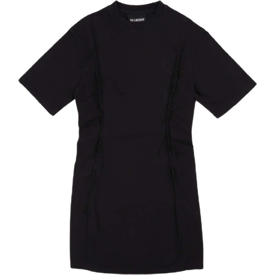 Sharp Jersey Dress Faded Black