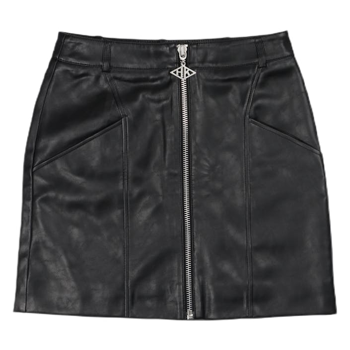 Mini Zip Skirt Black, Female, Abbigliamento, gonne e vestiti, Nero, 36