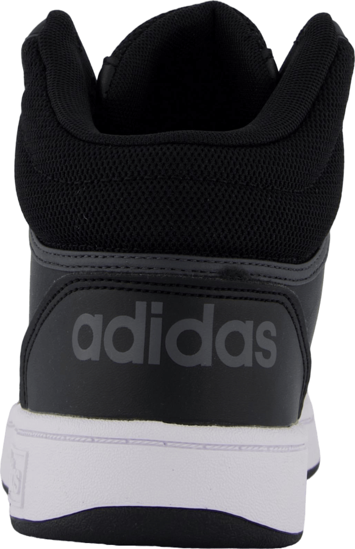 Hoops Mid Shoes Core Black / Cloud White / Grey Six - Bild 5