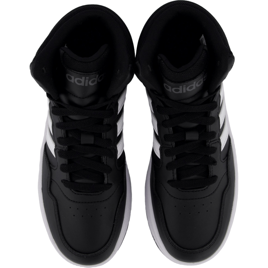 Hoops Mid Shoes Core Black / Cloud White / Grey Six - Bild 6