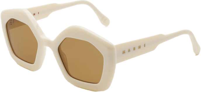 Retrosuperfuture X Marni Laugh Panna, Unisex, Attrezzature, Occhiali da sole, Beige, ONESIZE