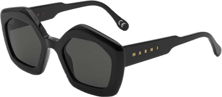 Retrosuperfuture X Marni Laugh Black, Unisex, Vybavenie, Slnečné okuliare, Čierna, ONESIZE