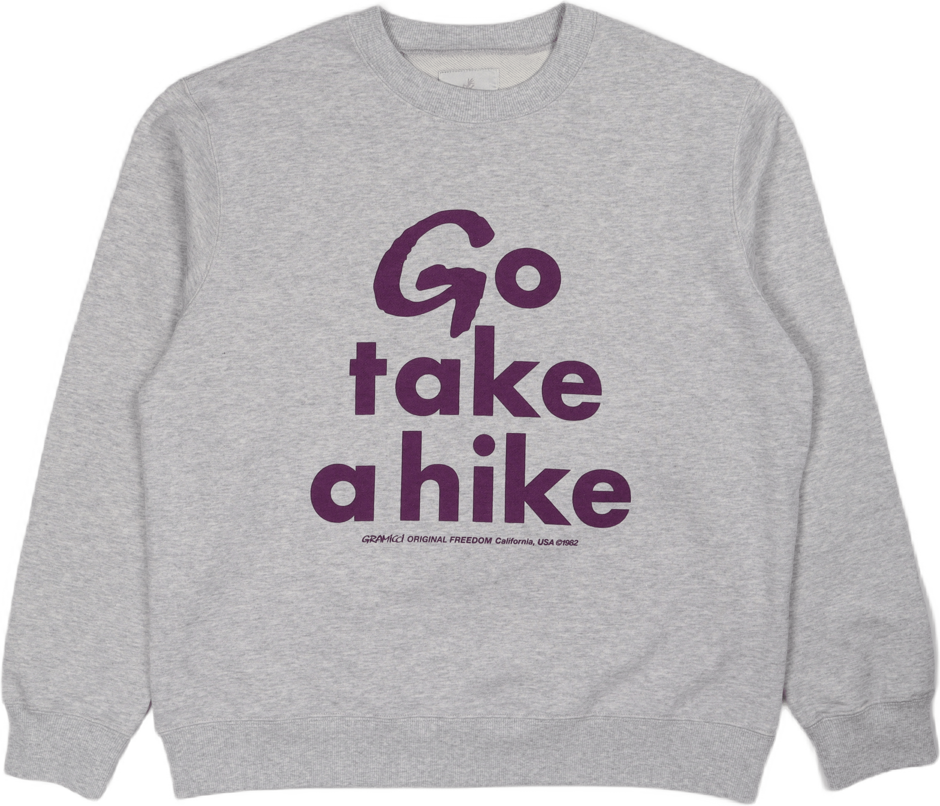 Take A Hike Sweatshirt Ash Heather