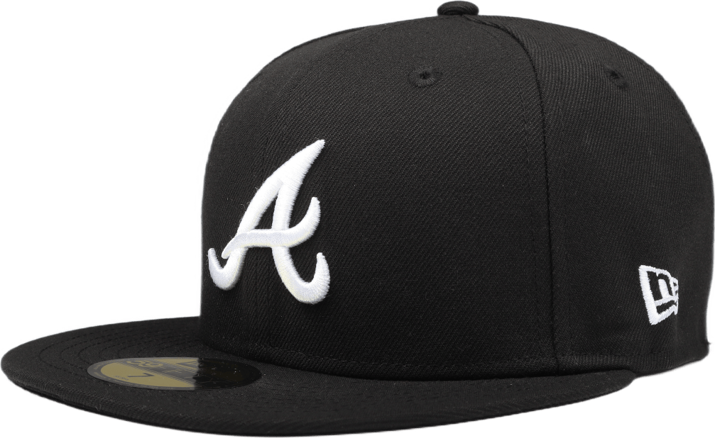 Mlb Basic Braves Bla/whi Black