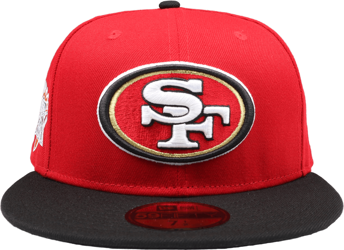Side Patch 59fifty 49'ers Red