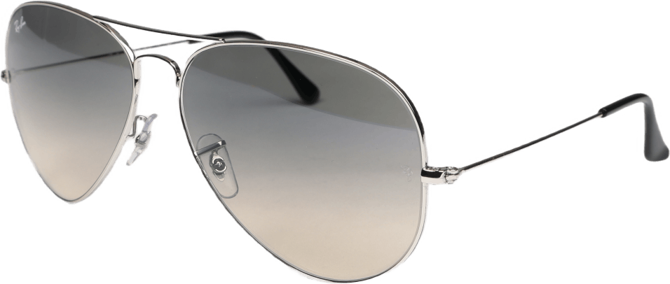 Aviator Large Metal 62 Silver, Unisex, Ekwipunek, Okulary słoneczne, Srebro, ONESIZE