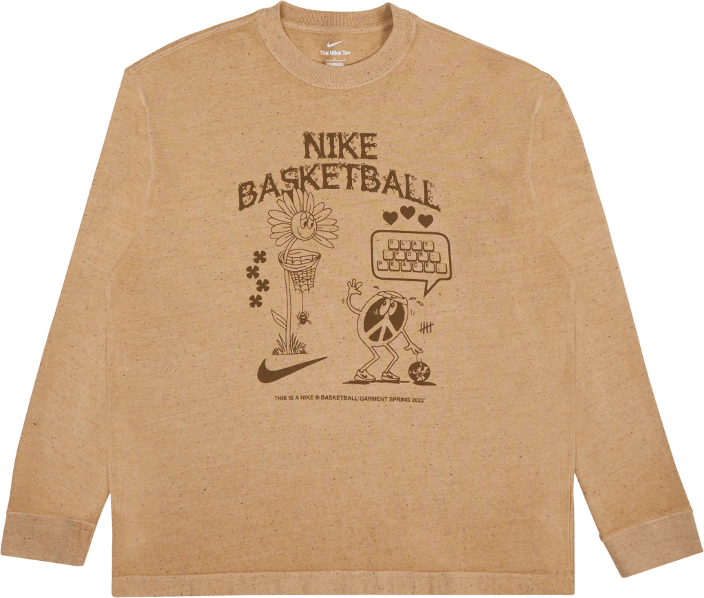 Basketball Long-Sleeve Tee Yukon Brown