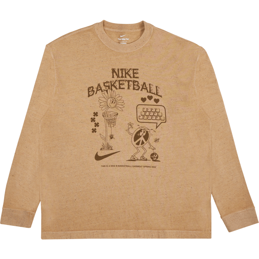 Basketball Long-Sleeve Tee Yukon Brown