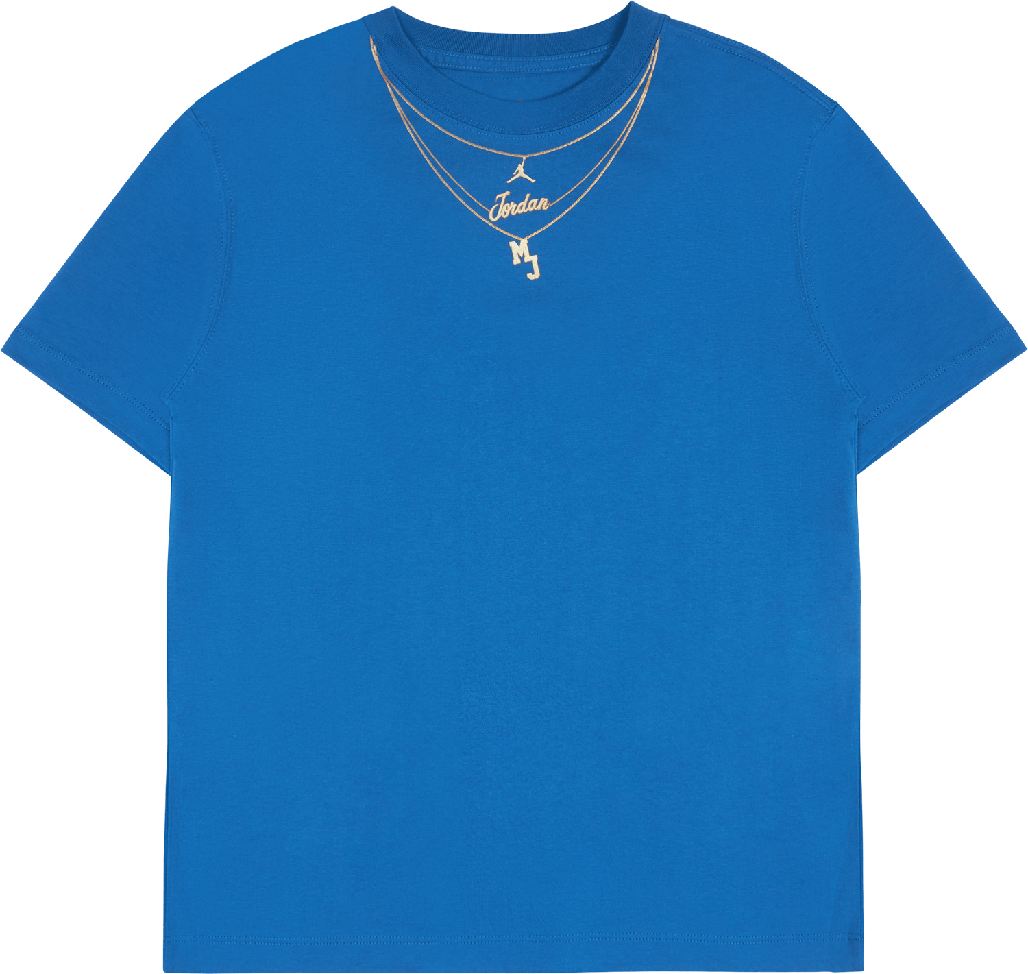 W J Her Chain Tee Core Dk Marina