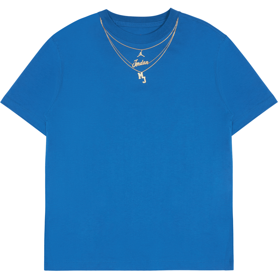 W J Her Chain Tee Core Dk Marina