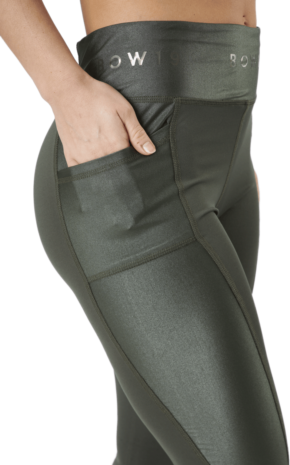 Angie Tights Army Green - Bild 5