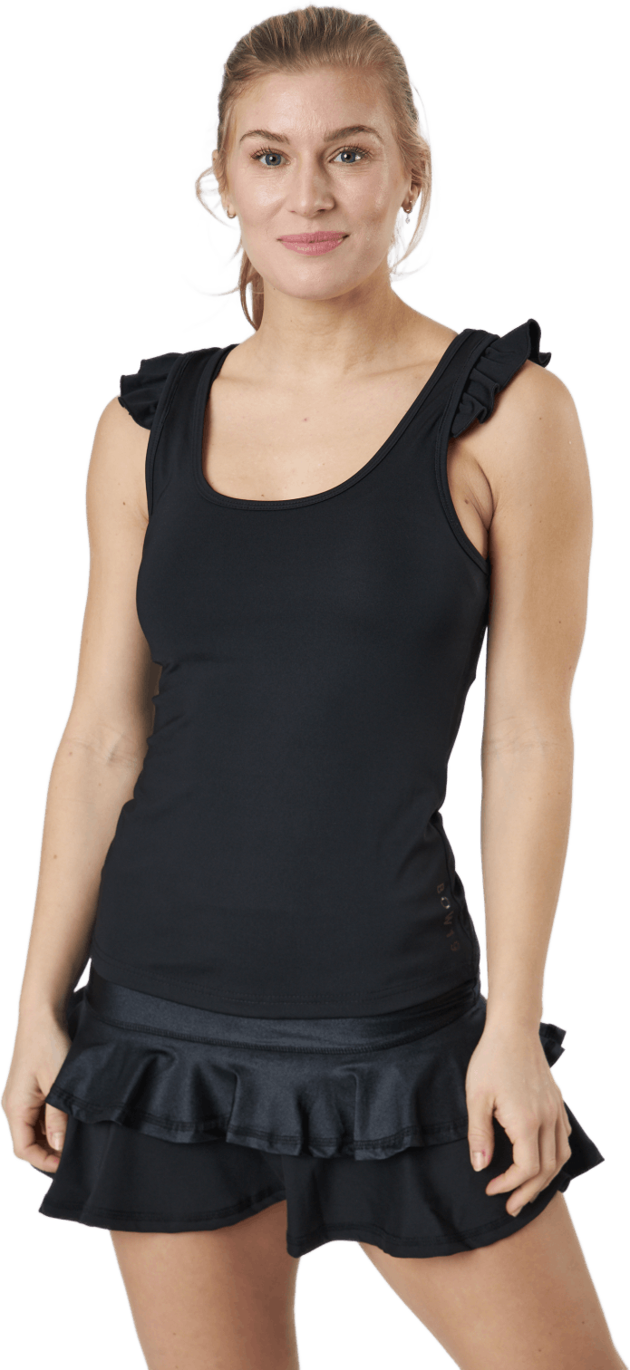Liv Tank Top Black, Female, Kleding, Tops, Padel, Zwart, XXS