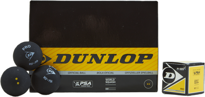 Pro, Unisex, Utrustning, racketar, Squash, Svart, ONESIZE