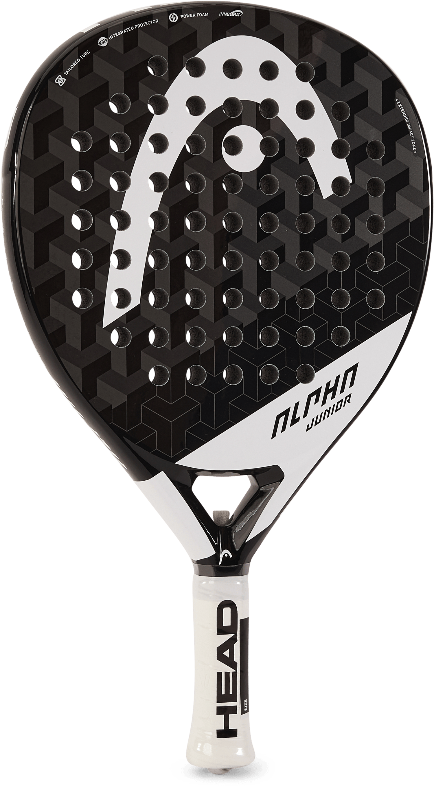 Alpha Junior "sanyo" Black/white, Unisex, Ekwipunek, rakiety, Padel, ONESIZE