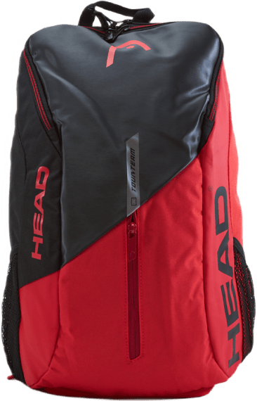 Tour Team Backpack Black/red, Unisex, Utrustning, väskor & ryggsäckar, Tennis, Röd, ONESIZE