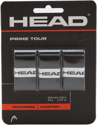 Prime Tour 3 Pcs Pack (overgri Black, Unisex, Equipment, rackets, Padel, Black, ONESIZE