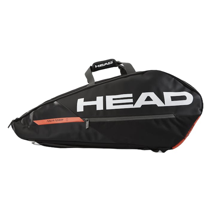 Tour Team 9r Black/orange, Unisex, Ekwipunek, torby i plecaki, Tenis ziemny, Czarny, ONESIZE