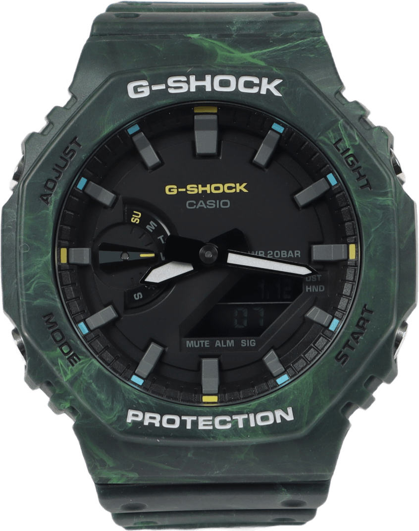 Casio G-shock (5611)_basic/lim, Unisex, Equipment, other accessories, Green, ONESIZE