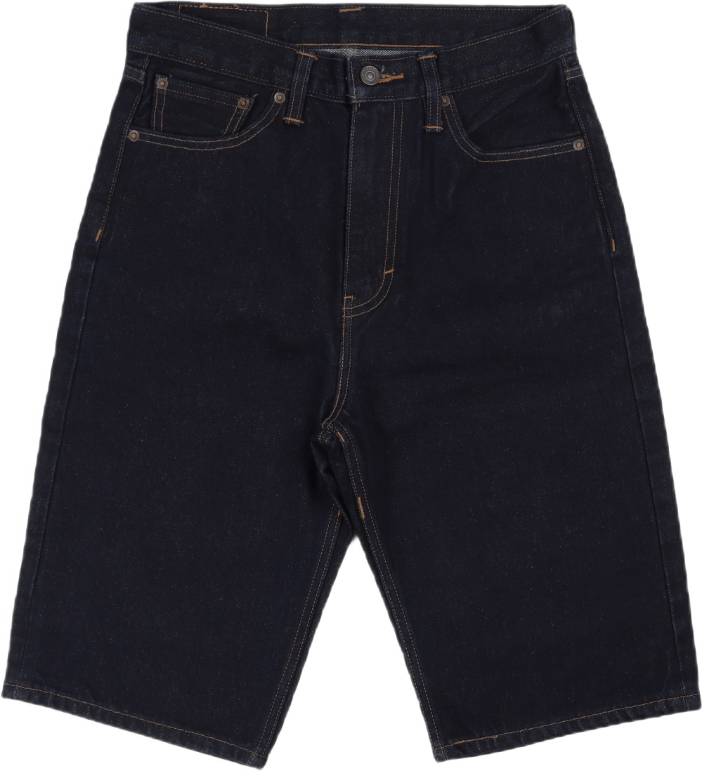 Skate Baggy 5 Pckt Short Doubl Dark Indigo - Flat Finish, Male, Apparels, Shorts, Blue, W33