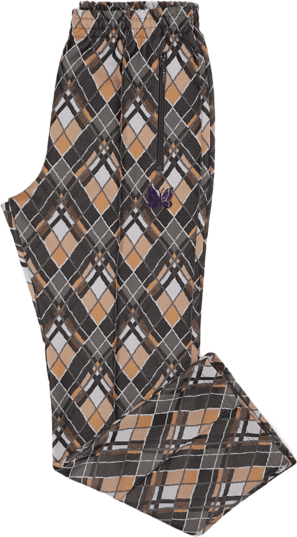 Track Pant Poly Jaquard Bias Plaid - Bild 5