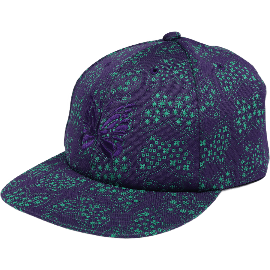 Baseball Cap Poly Jaquard Papillon