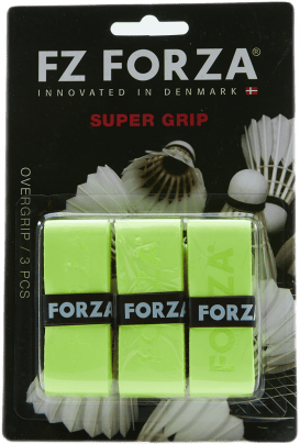 Super Grip 3pcs. Card Yellow, Unisex, Utrustning, racketar, Badminton, Gul, ONESIZE