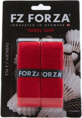 Towel Grip 2pcs. Card Red, Unisex, Utrustning, racketar, Badminton, Röd, ONESIZE